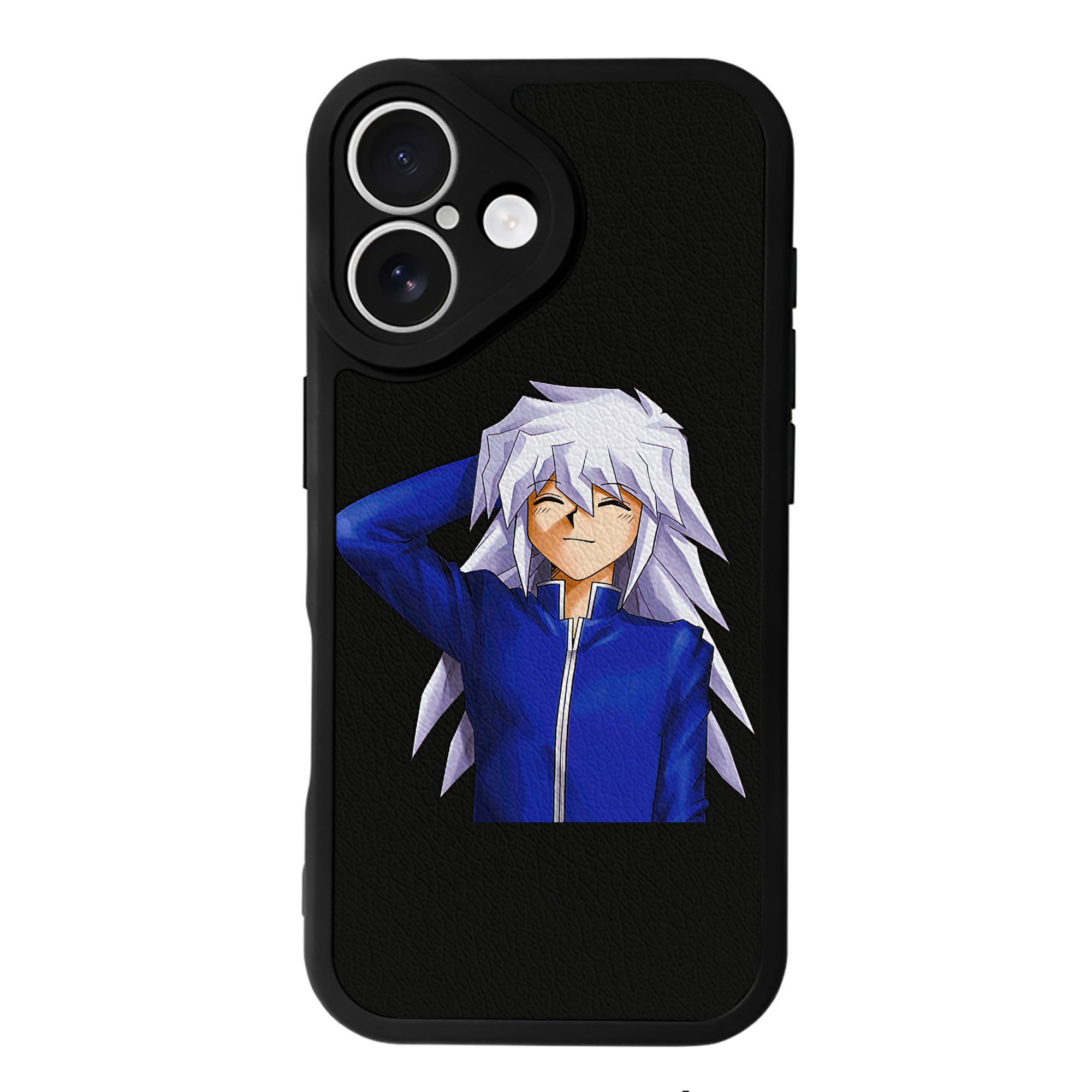 （画像用） 遊☆戯☆王 Yu-Gi-Oh! 【iPhone 16シリーズ対応】シリコンスマホケース（レザー調） 材質：シリコン